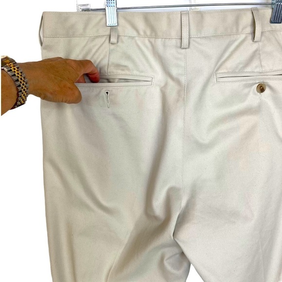Lands’ End Tailored Fit Khaki Pants Size 37 - Picture 9 of 13